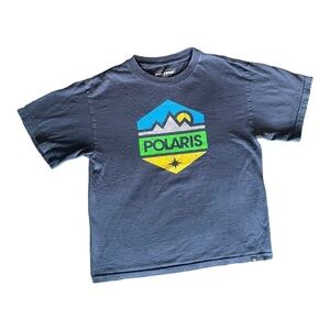 Polaris Youth Graphic Tshirt Hex Snowmobile Short Sleeve‎ Short  | L